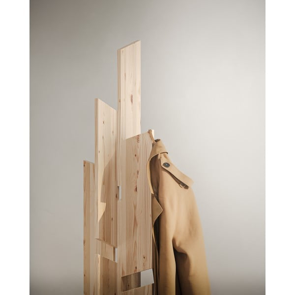 Cuier în culoare naturală din lemn de pin 60x186 cm Keeper – Karup Design-image-3