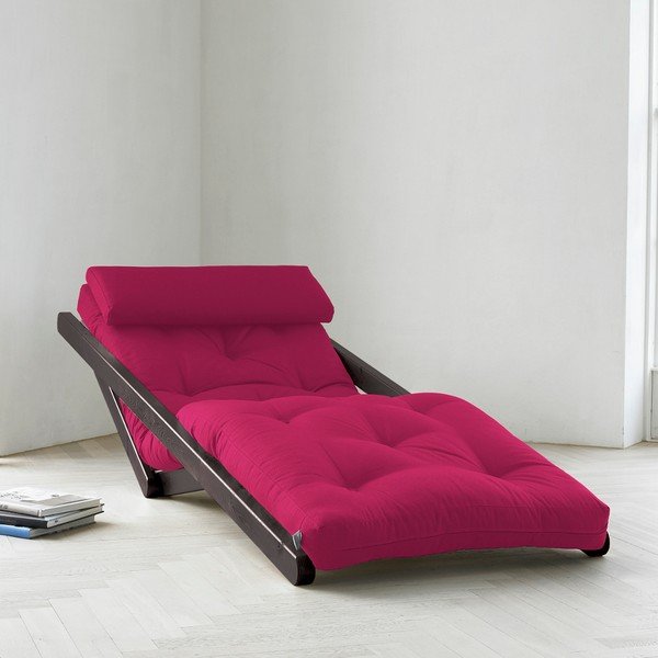 Fotoliu Karup Figo, Wenge/Pink, 70 cm-image-1