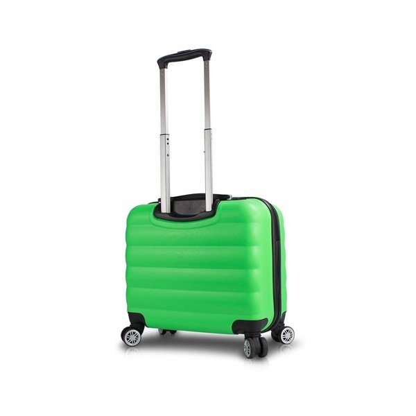Valiză cu roți/troler cabină, cu port USB My Valice COLORS RESSNO, verde