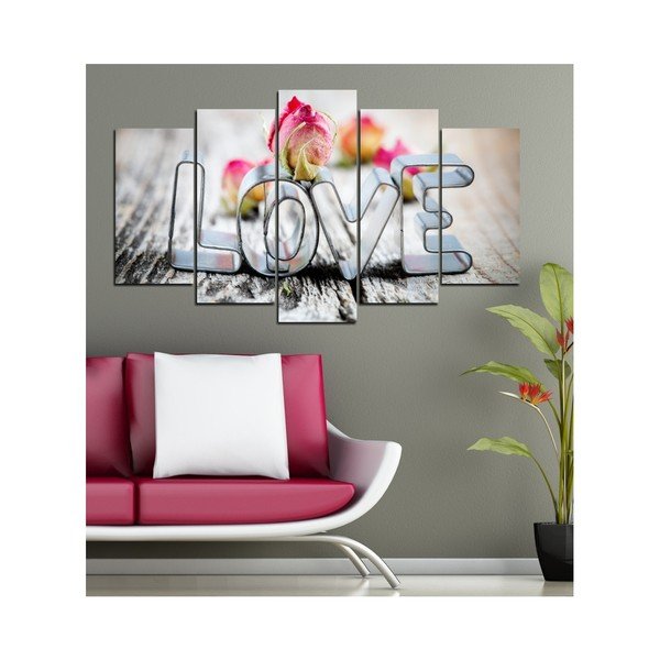 Tablou din mai multe piese Insigne Margo, 102 x 60 cm-image-1