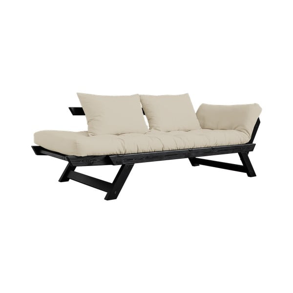 Canapea variabilă Karup Design Bebop Black/Beige-image-3