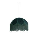 Lustră în culoarea petrol cu abajur textil ø 50 cm Malacia – Light & Living