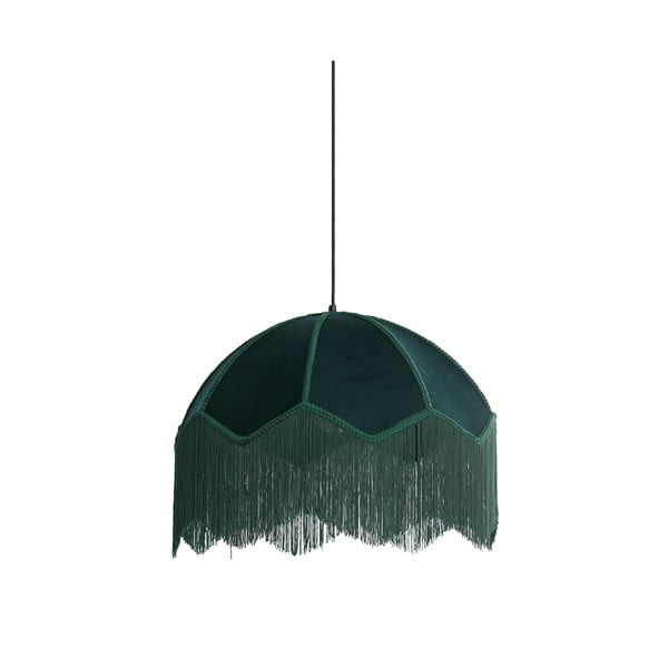 Lustră în culoarea petrol cu abajur textil ø 50 cm Malacia – Light & Living-image-2