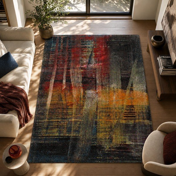 Covor Universal Bianca Abstract, 60 x 120 cm-image-4