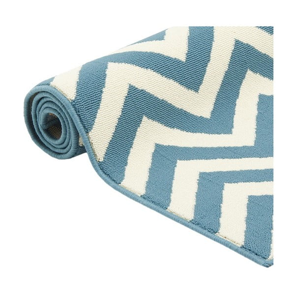 Covor adecvat pentru exterior Floorita Waves, 133 x 190 cm, albastru deschis-image-3