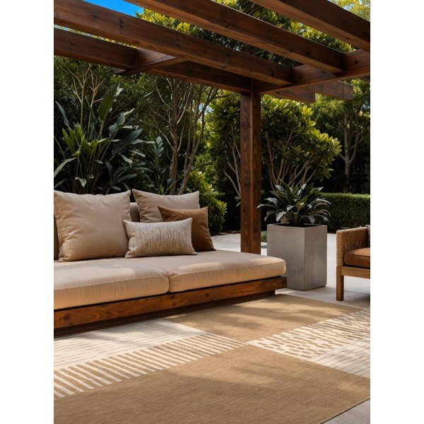 Covor pentru exterior și interior crem/în culoare naturală 160x230 cm Haringey Acacia – Ted Baker-image-1