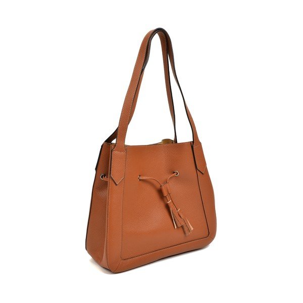 Geantă Tote din piele Roberta M Anete, maro-image-1