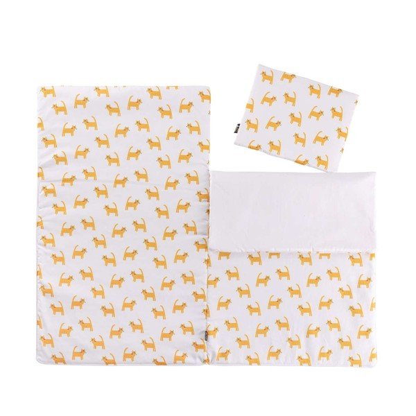 Sac de dormit pentru copii Yellow Cats - Yellow Tipi-image-2