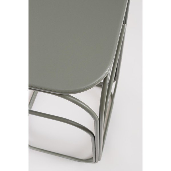 Măsuțe de cafea gri/teracotă 2 buc. din metal 36x36 cm Clarity – Bizzotto-image-4
