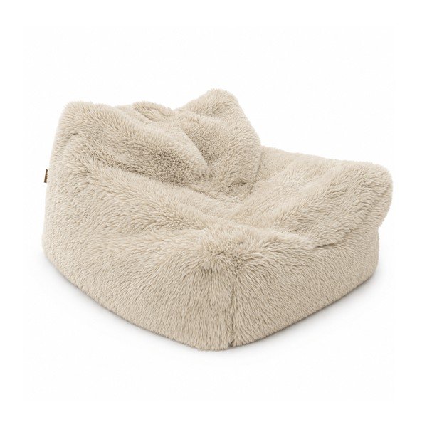 Fotoliu puf pentru copii bej Mammoth – Meowbaby