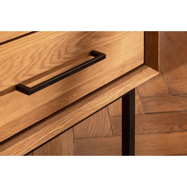 Dulap din lemn de stejar 97x125 cm Abies – The Beds-image-4