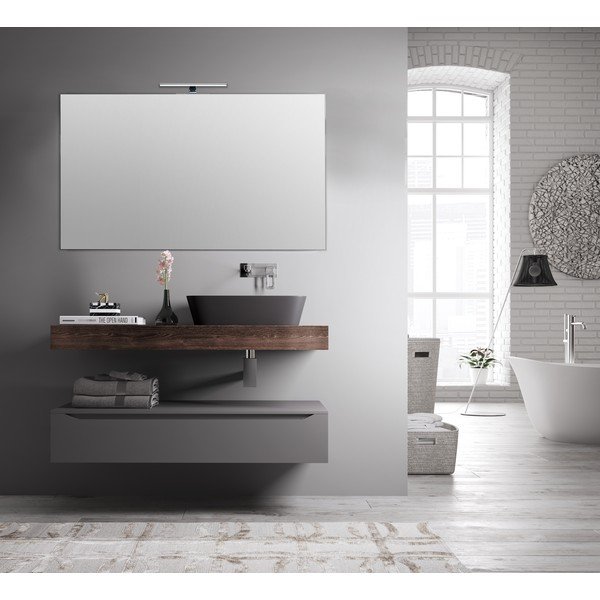 Oglindă de perete cu lumini LED Tomasucci, 120 x 60 cm-image-1