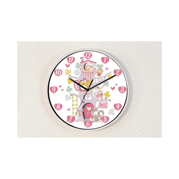 Ceas de perete Walplus Happy Tree, ⌀ 25 cm-image-3