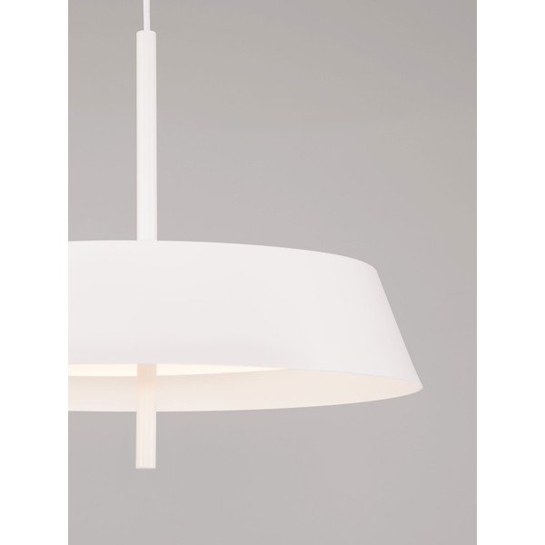 Lustră albă LED cu intensitate reglabilă din aluminiu ø 45 cm Velio – Nova Luce-image-3