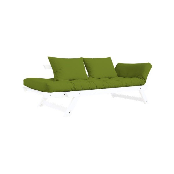 Canapea extensibilă Karup Bebop White/Lime-image-3