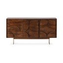 Comodă maro din lemn de mango 145x76x40 cm Trisha – MOME