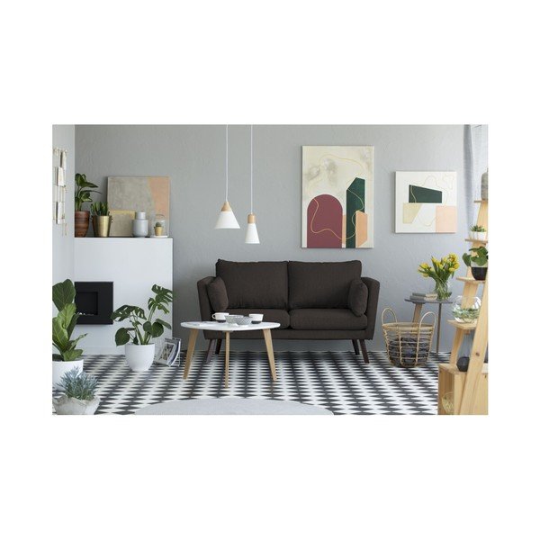 Canapea cu 2 locuri Mazzini Sofas Elena, maro-image-4