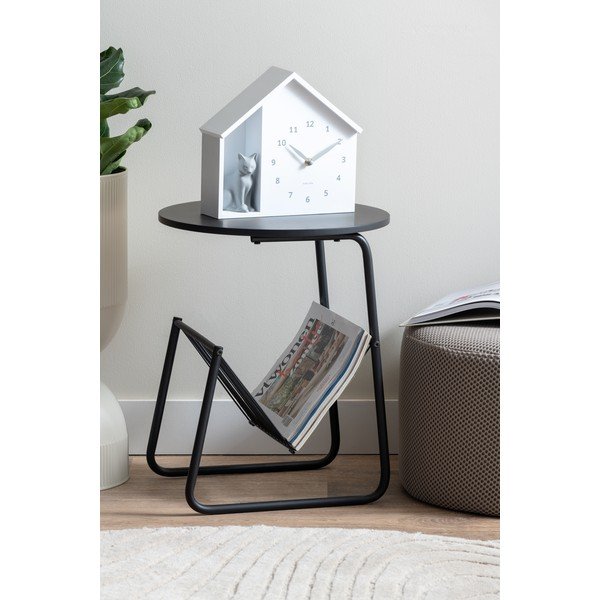 Măsuță auxiliară rotundă din metal ø 40 cm Riqueza Revista – Leitmotiv-image-1