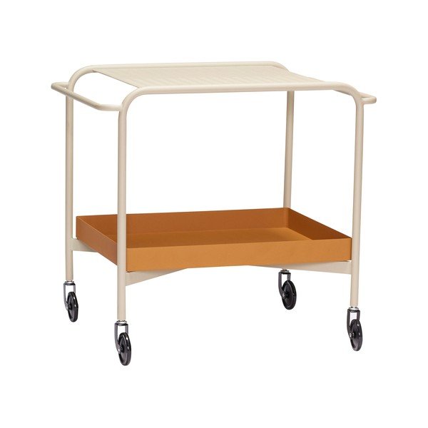 Măsuță de servire cu roți din metal 47x66 cm Push – Hübsch-image-2