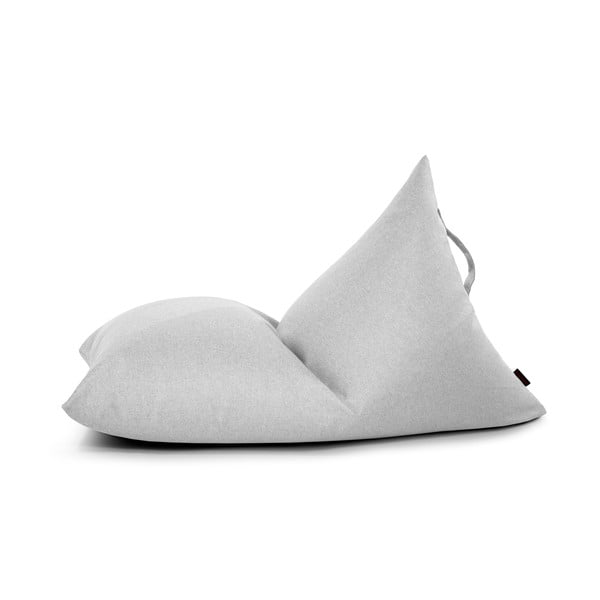 Fotoliu puf pentru copii gri deschis Razzy – SLOWDOWN