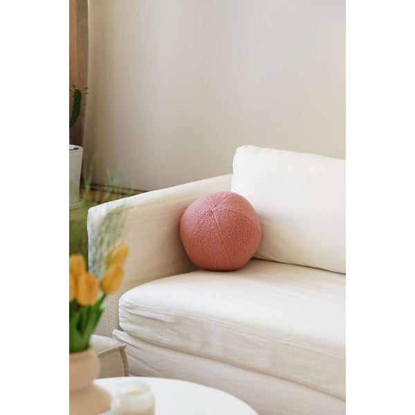 Pernă decorativă din material bouclé ø 20 cm Top – Mioli Decor-image-3