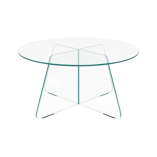 Măsuță de cafea rotundă din sticlă ø 80 cm Samos – Actona-image-2