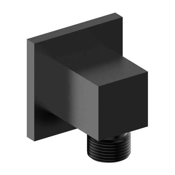 Componentă de conectare pentru duș negru-mat din alamă – Sapho