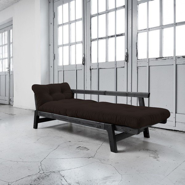 Canapea extensibilă Karup Step Black/Brown-image-3