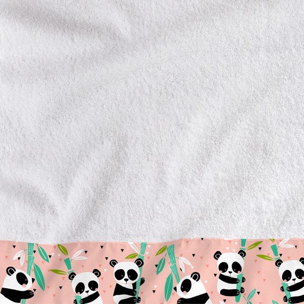 Set 2 prosoape pentru copii Moshi Moshi Panda Garden-image-1
