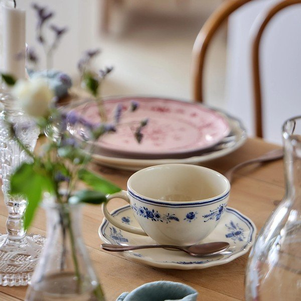 Ceașcă albastră/bej din gresie ceramică 260 ml Vila – Costa Nova-image-1