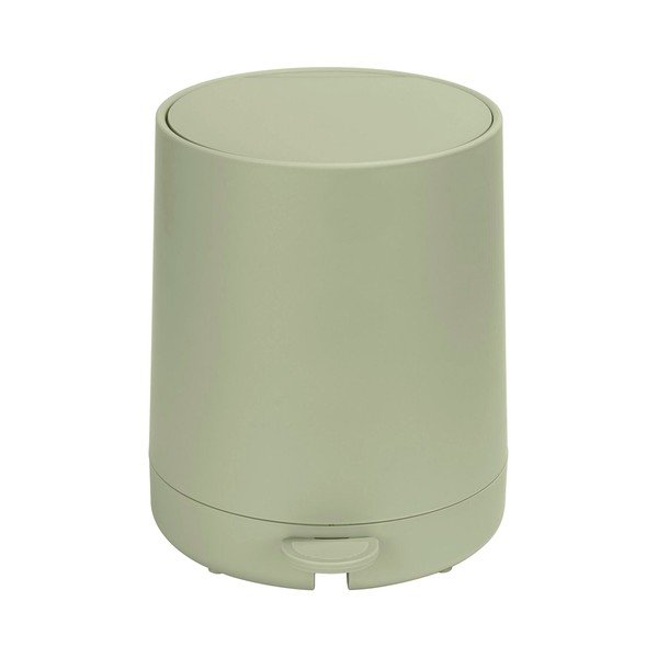 Coș de gunoi verde cu pedală din plastic 5 l Fablo – Wenko