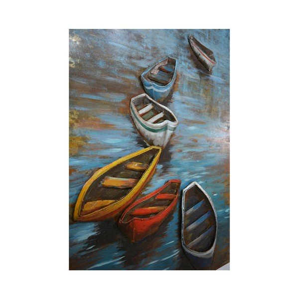 Tablou artizanal Vivorum Lake, 75 x 100 cm-image-2