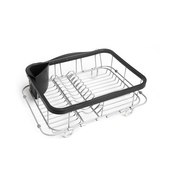 Scurgător de vase negru din oțel 37x29 cm Sinkin – Umbra