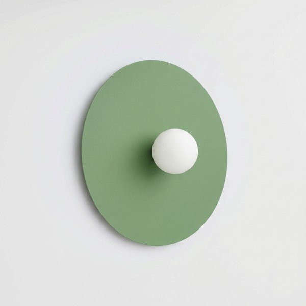 Aplică de perete verde salvie din metal ø 50 cm AKE – Thoro-image-2
