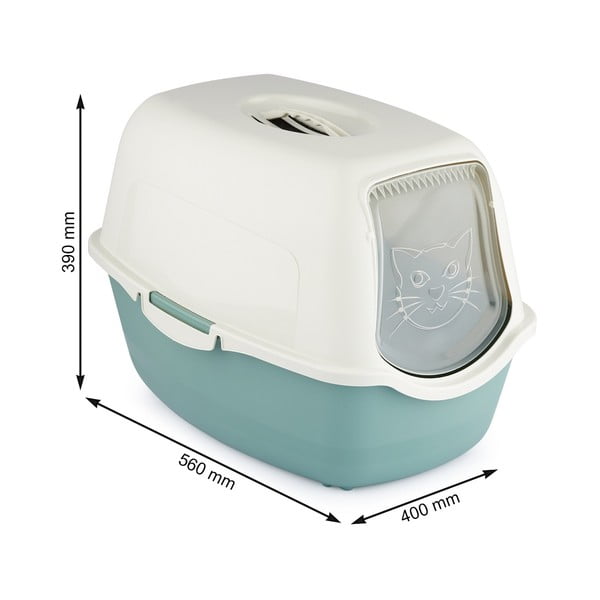 Litieră pentru pisici 56x40 cm Eco Bailey - Rotho-image-4