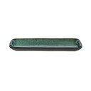 Tavă de servire din ceramică 14x38 cm Gastro Green/Black – Bitz