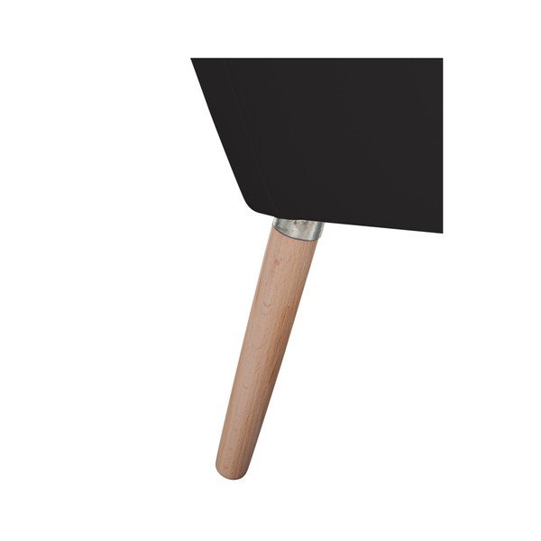 Fotoliu din piele ecologică Max Winzer Alegro, negru-image-4