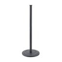 Suport pentru hârtie igienică negru mat din oțel Lava – Metaltex