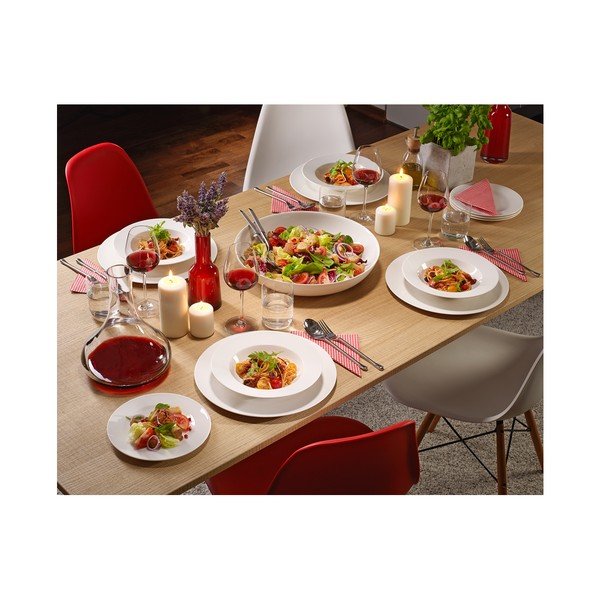 Set cană, bol și farfurie din porțelan pentru desert Villeroy & Boch For Me, alb-image-2