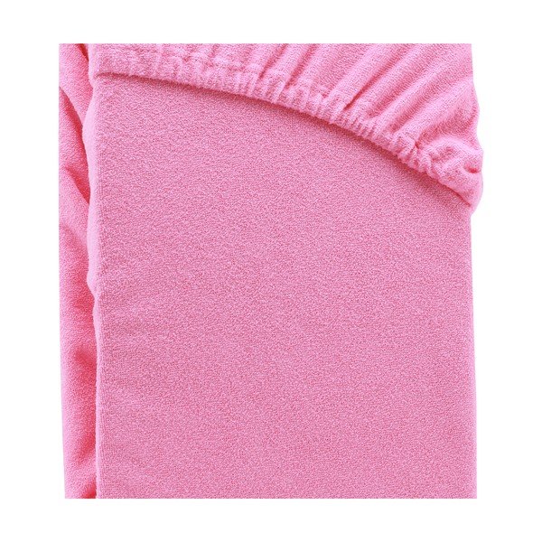 Cearceaf elastic AmeliaHome Ruby, 200 x 120-140 cm, roz închis-image-1