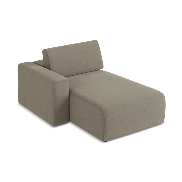 Modul pentru canapea modulară maro deschis (cu colț pe partea stângă) Kalea – Makamii-image-3