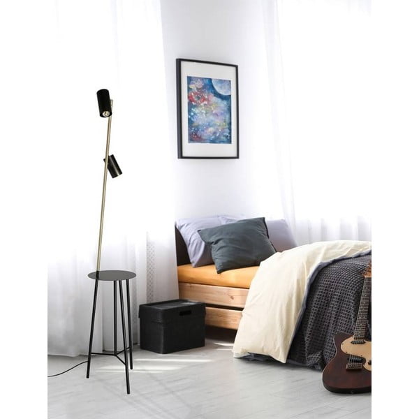 Lampadar negru/auriu (înălțime 164 cm) Perret – Candellux Lighting-image-1
