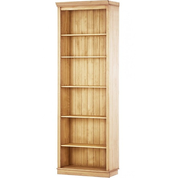 Bibliotecă în culoare naturală din lemn de pin 74x223x37 cm Anita – Støraa-image-1