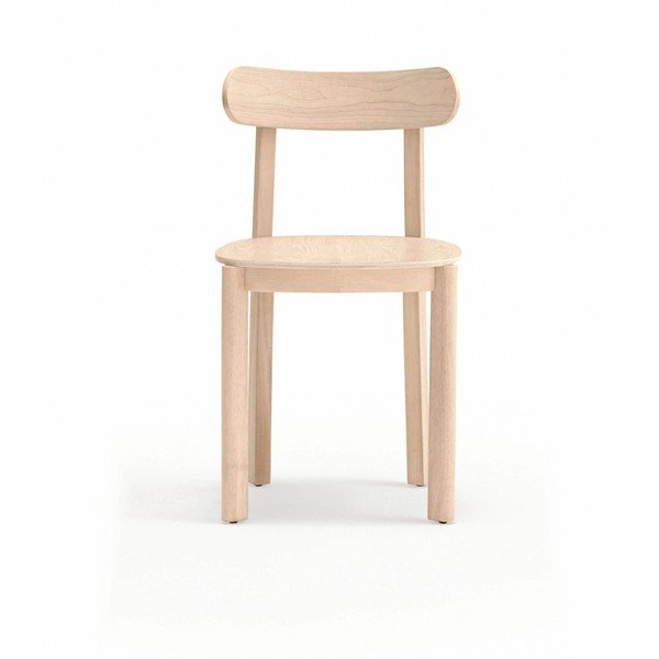 Scaun de dining în culoare naturală cu aspect de lemn de frasin Nara – Teulat-image-2