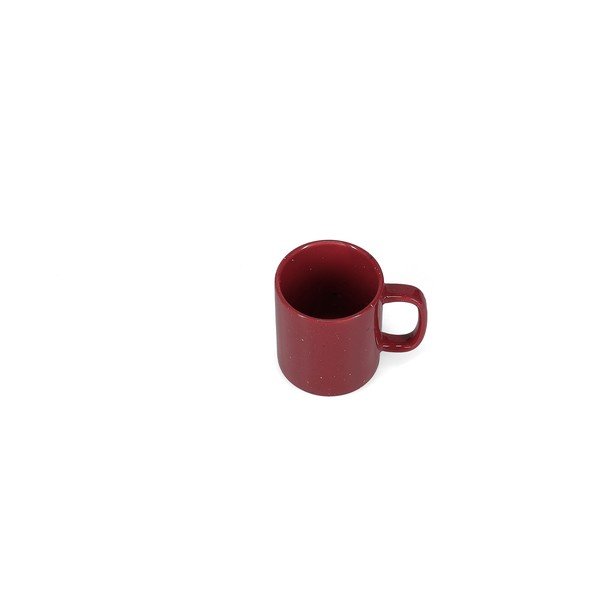Cană burgundy din porțelan 330 ml Fika – ONA-image-2