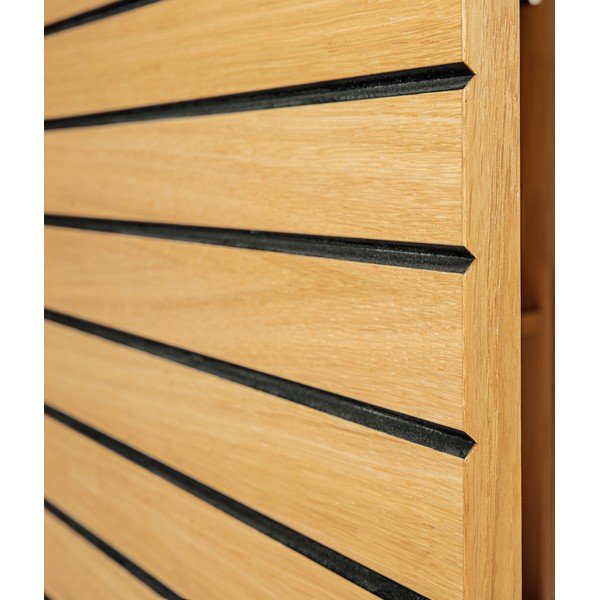 Comodă cu aspect de lemn de stejar Woodman Stripe Oak-image-1
