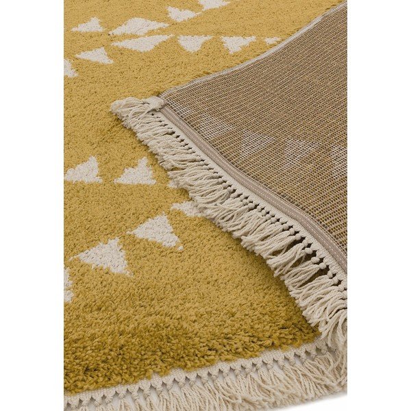 Covor galben muștar 200x290 cm Rocco – Asiatic Carpets-image-1