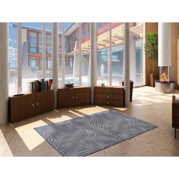 Covor de exterior Universal Palm, 160 x 230 cm, gri-image-1