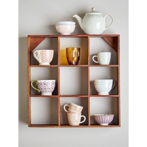 Raft în culoare naturală etajat din lemn reciclat 53 cm Tilo – Bloomingville-image-1