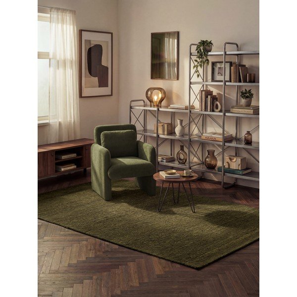 Covor verde închis țesut manual din lână 160x230 cm Bexley Woolwich – Ted Baker-image-1